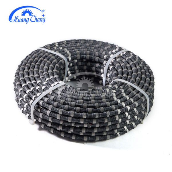 Concrete diamond rubber wire saw sintered beads cutting cement building structure bridge - Image 3
