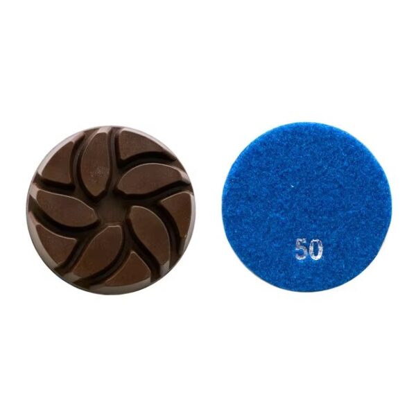 3 Inch Resin Bonded Diamond Material Customizable OEM Concrete and Marble Wet or Dry Grinding Discs - Image 5