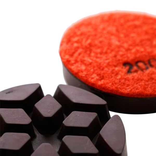 3inch/4 Inch Marble Quartz Stone Wet And Dry Grinding Resin Bonded Flexible concrete Diamond Polishing Pads - Image 5