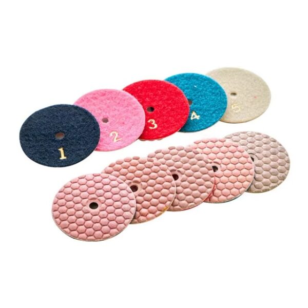 4inch dry diamond polishing pads for marble granite quartz - Image 3