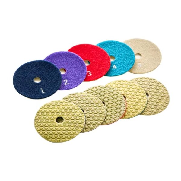 Diamond Floor Polishing Dry Pads Customizable OEM  Grinding Sanding Buff Grit Backing Pads Stone Granite Applications - Image 6
