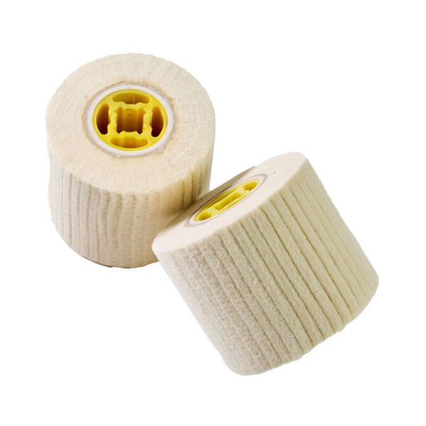 110x100mm wool felt polishing wheel for burnishing polishing machine