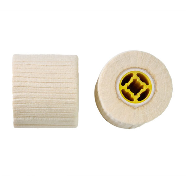 110x100mm wool felt polishing wheel for burnishing polishing machine
