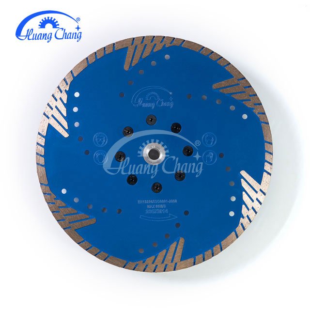 1pc 9" Diamond Saw Blade Granite Marble Stone Cutting Disc Hot Pressed Turbo Sanding Disc 230mm With M14 5/8-11 Thread (Color : M14 Thread)