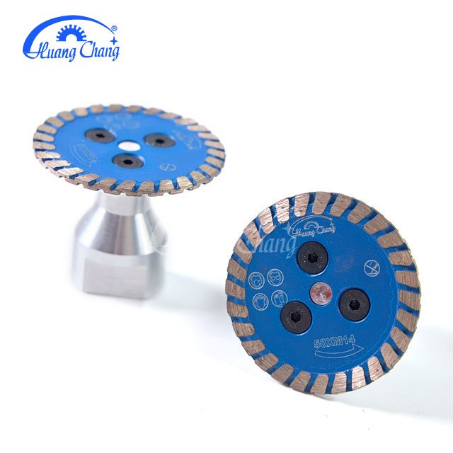 Professional Diamond Cutting Disc Diameter 50 mm for Natural Stones Granite and Tiles Attachment M14 Flange Extra Thin Natural Stone Diamond Disc