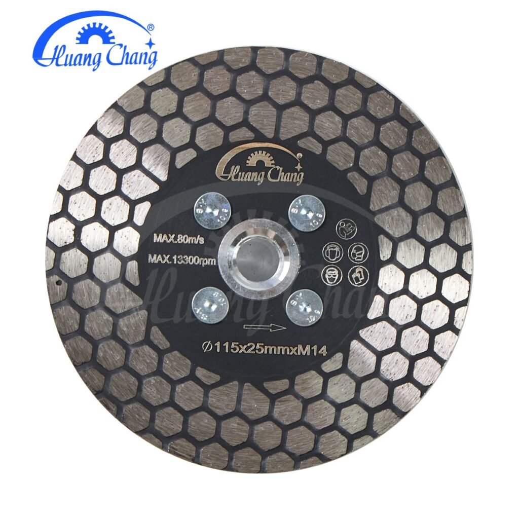 Diamond Saw Blade Honeycomb Mesh, Dry/Wet Grinding, Cutting for Marble, Ceramics，1piece