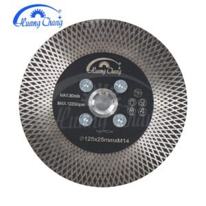 Tile Diamond Saw Blades Porcelain Cutter Disc for Dry/Wet Cutting Grinding Ceramic Marble Artificial Stone Diameter 4.5 Inches x 7/8 inch