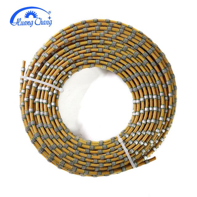 Diamond plastic wire saw for stone cutting
