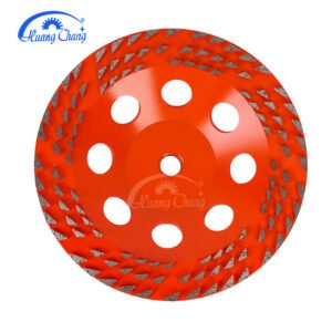 Concrete diamond grinding disc, cup shape, 125mmx22mm