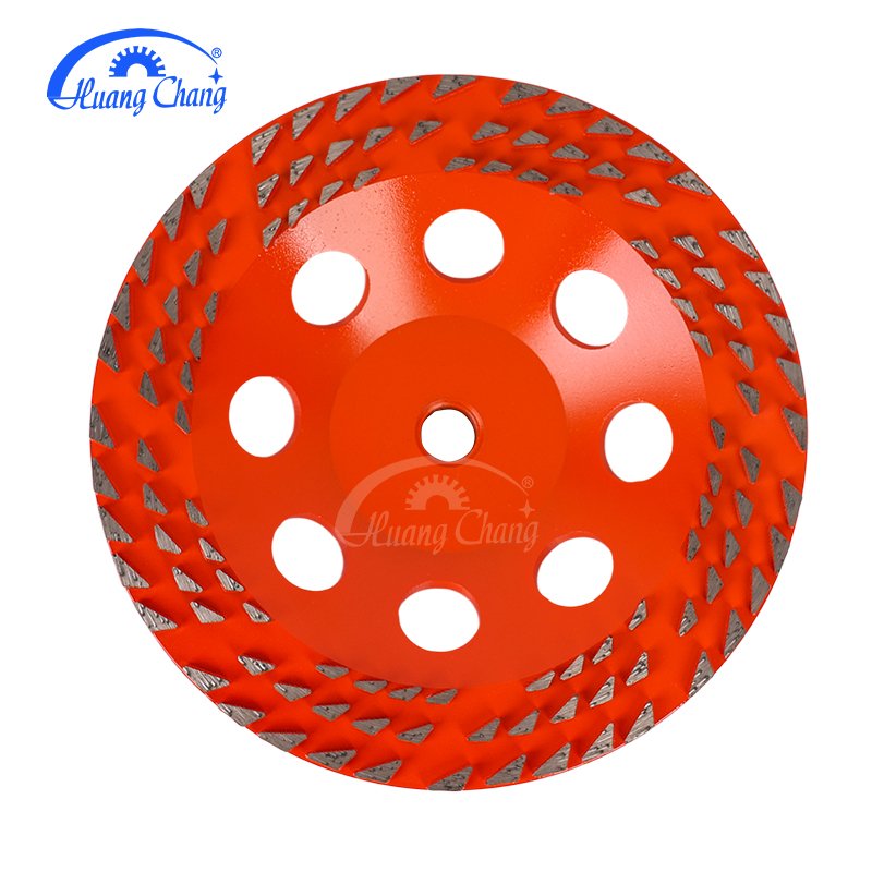 Concrete diamond grinding disc, cup shape, 125mmx22mm