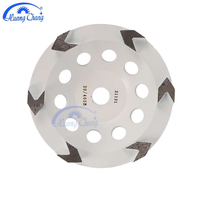 7" Arrow Segments EDCO Diamond Grinding Cup Wheel W/ Pin Hole – ProDiamondtools