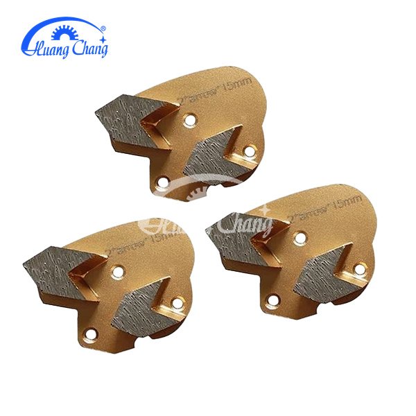 Floor grinder diamond grinding head--gold