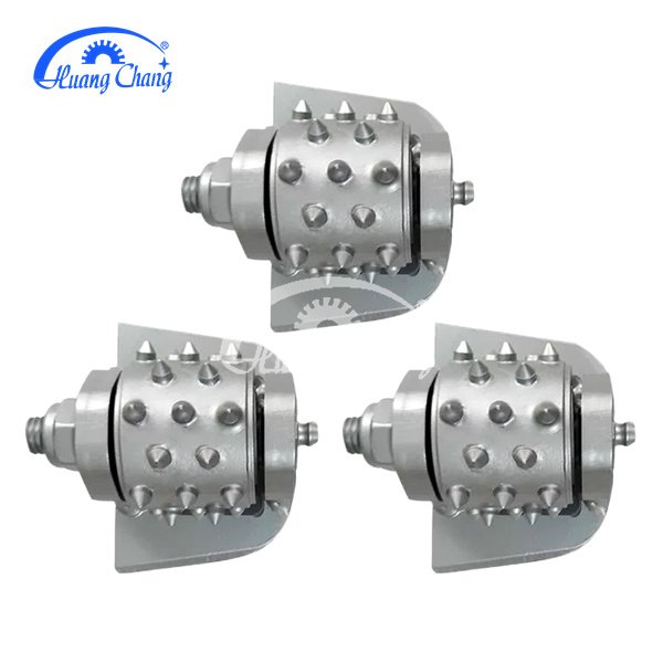 Bushing hammer head bushing hammer drum with trapezoidal base Trapezoidal shape bushing hammer drum manufacturer, bushing hammer drum with base manufacturer