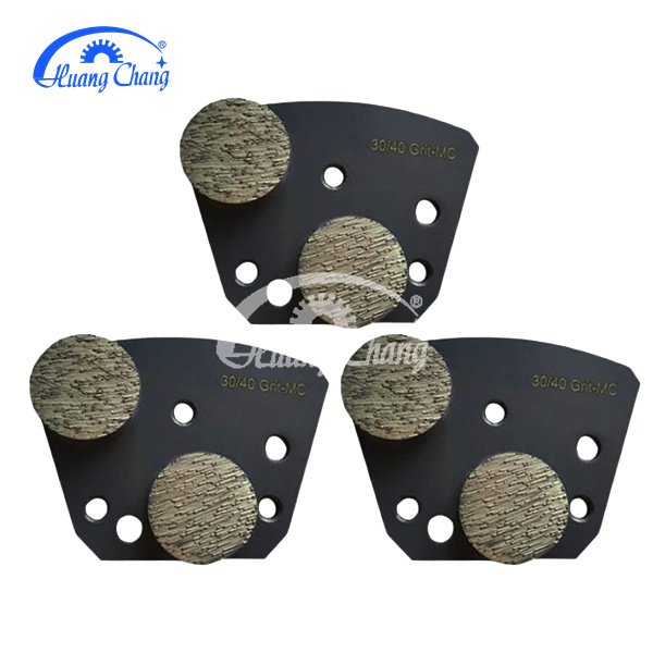 Diamond grinding blocks grinding machine accessories and tools, metal alloys, welded round blades, floor refinishing