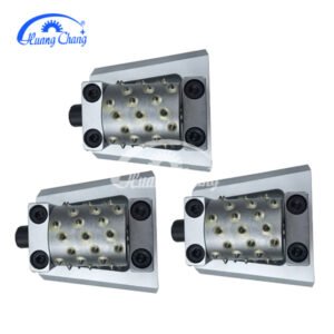 45S bush hammer plate with 6mm carbide