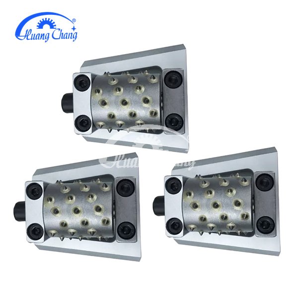 45S bush hammer plate with 6mm carbide