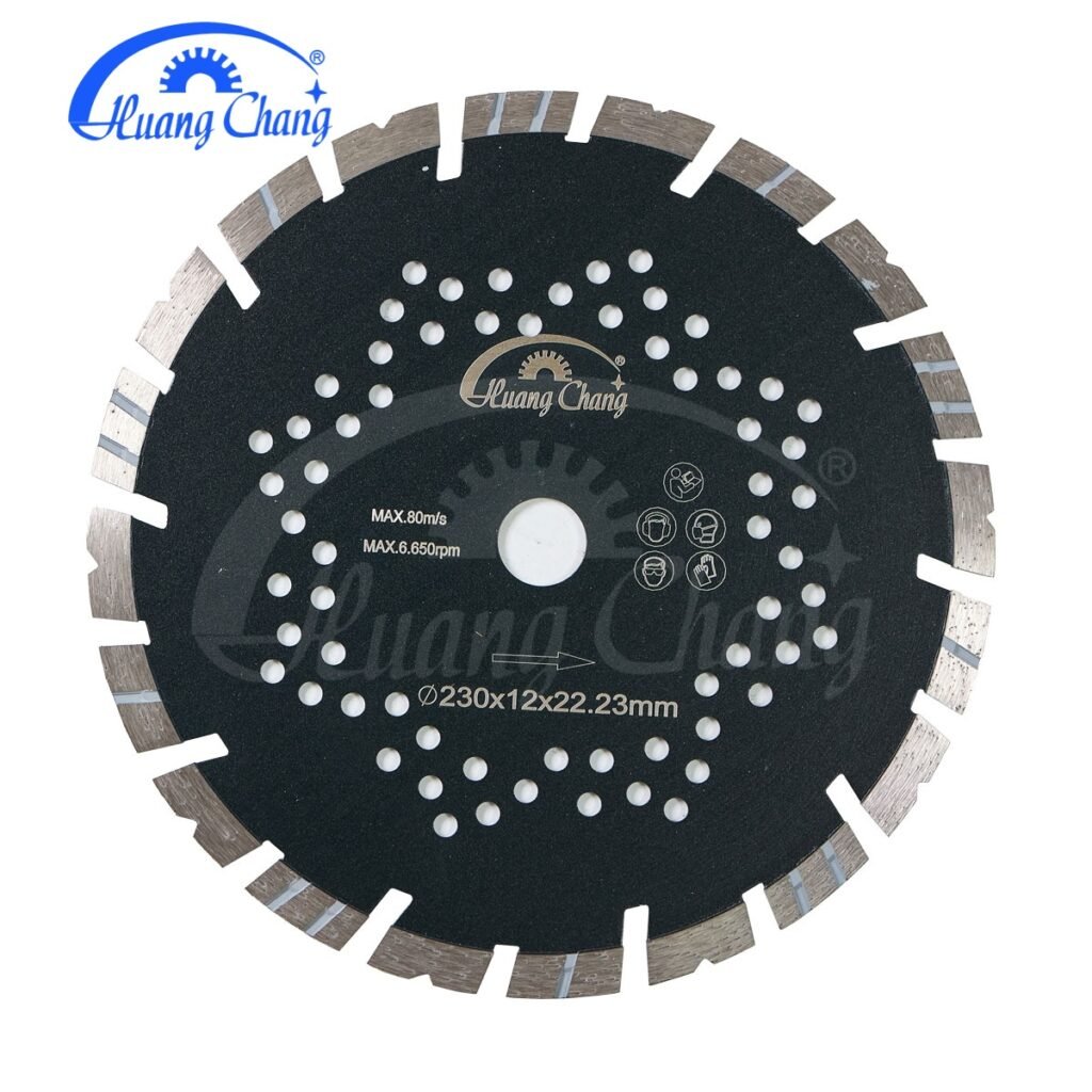 Multi-Purpose Turbine Reciprocating Segmented Diamond Concrete Saw Blade