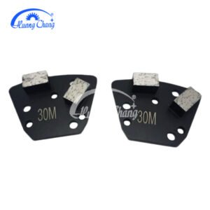 Diamond half-strip concrete grinding block