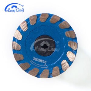 25mm Mini Diamond Saw Blade with Removable M14 Flange, suitable for mini diamond cutting discs on tiles, granite, marble and stone materials.