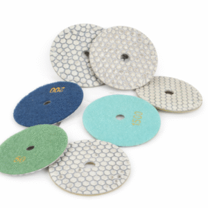 3-inch Diamond Dry Polishing Pad Flexible Grinding Disc Suitable for Granite, Marble, Concrete and Stone Surfaces