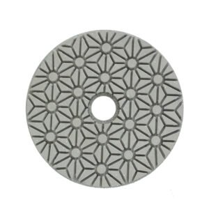 3PCS/set 1#2#3# Three-Step Diamond Polishing Pads for Wet/Dry Use 4-inch Suitable for Granite and Marble