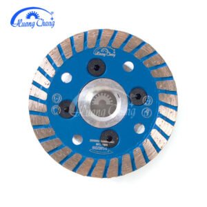 65mm M14 aluminium flange hot-pressed diamond grinding wheel turbine saw blade, suitable for cutting concrete walls and granite.