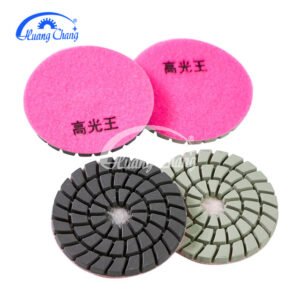 9-piece set Diamond Concrete Polishing Pads Sanding Discs Floor Renovation Pads Suitable for Concrete, Cement, Terrazzo Diameter: 4 inches / 100mm Natural Colour (9 pieces, 3000 grit)