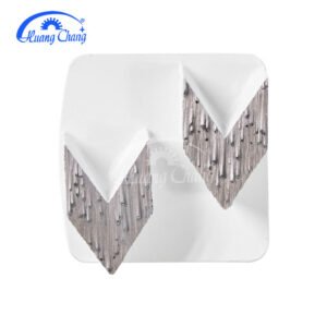 Compatible dual-arrow concrete diamond grinding slab, grinding plate