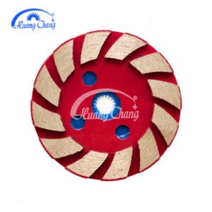 Concrete diamond grinding slab, grinding plate