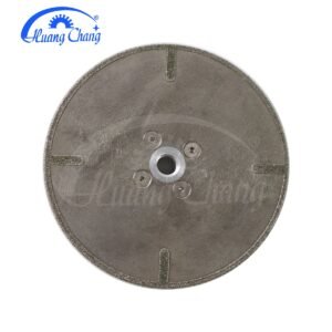 Electroplated diamond cutting discs for cutting marble, travertine and natural stone.