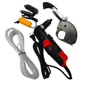 Oscillating Tool 4Amp Oscillating Multi-Tool Set, featuring a 4° oscillation angle and 6-speed settings (red and black colour scheme)