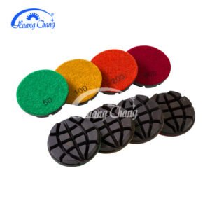 Three-Step Wet/Dry Resin Diamond Polishing Pad Grinding Disc, suitable for marble, granite, and concrete floors