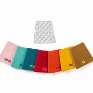 Trapezoidal polishing disc